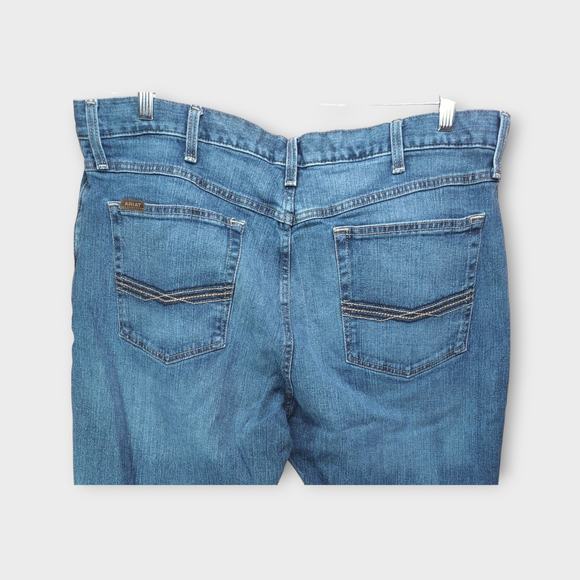 Mens ARIAT Legacy M4 Relaxed Bootcut Blue Jeans Size 40x29 - Picture 5 of 6